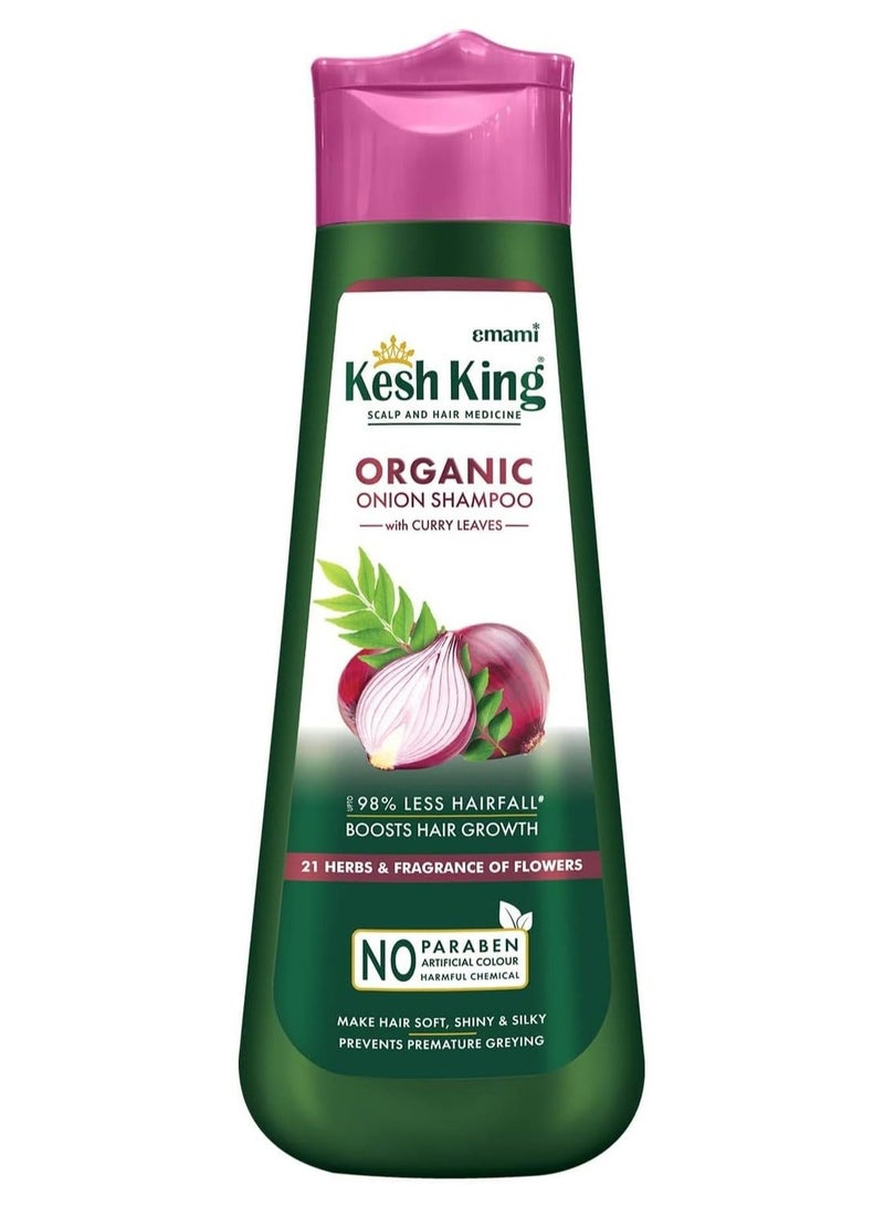 Kesh King Ayurvedic Onion Shampoo with 21 Herbs, Reduces Hairfall and Boost Hair Growth 300ml - Image 1