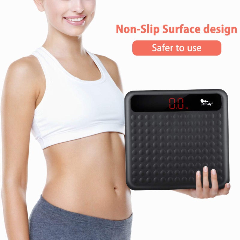 AGM Smart Scale for Body Weight, Digital Bathroom Weight Body Fat Scale, BMI Weighing Wireless Bluetooth Digital Scale, Body Composition Monitor with Smartphone App, 400lb/180KG Capacity (Pink) - Image 2