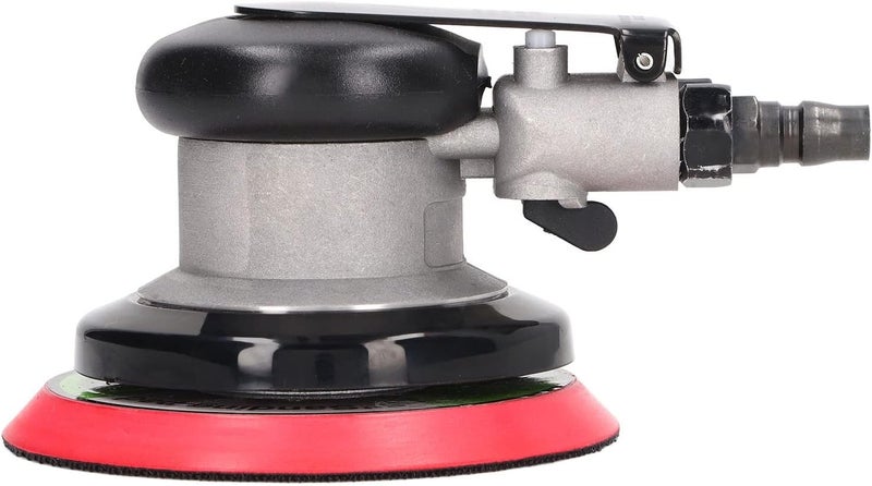 5in Disc Air Polisher Set, Pneumatic Palm Sander, Air Grinding Machine with 1/4in Inlet, 10000RPM High Speed for Rust Removal and Fine Mirror Polishing, Includes 5pcs Sandpapers an - Image 5