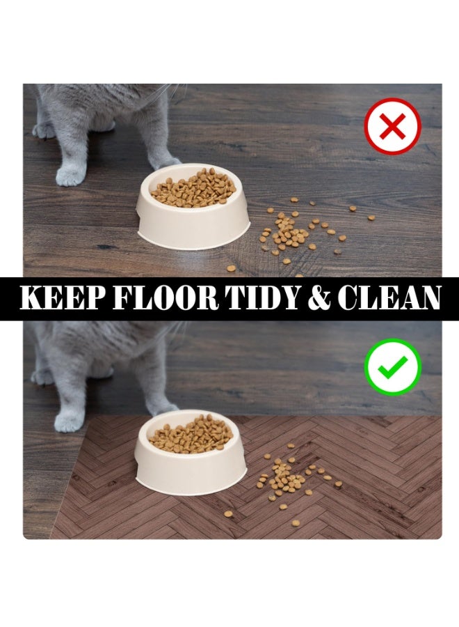 Arabest Personalized Dog Food Mat for Floors Absorbent, Custom Pet Cat Food Mat - Quick Dry Dog Bowl Mats for Food and Water Pet Supplies - Image 3