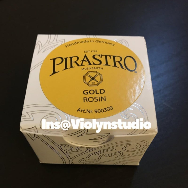 Pirastro Gold Rosin for Violin, Viola, and Cello - Handmade in Germany