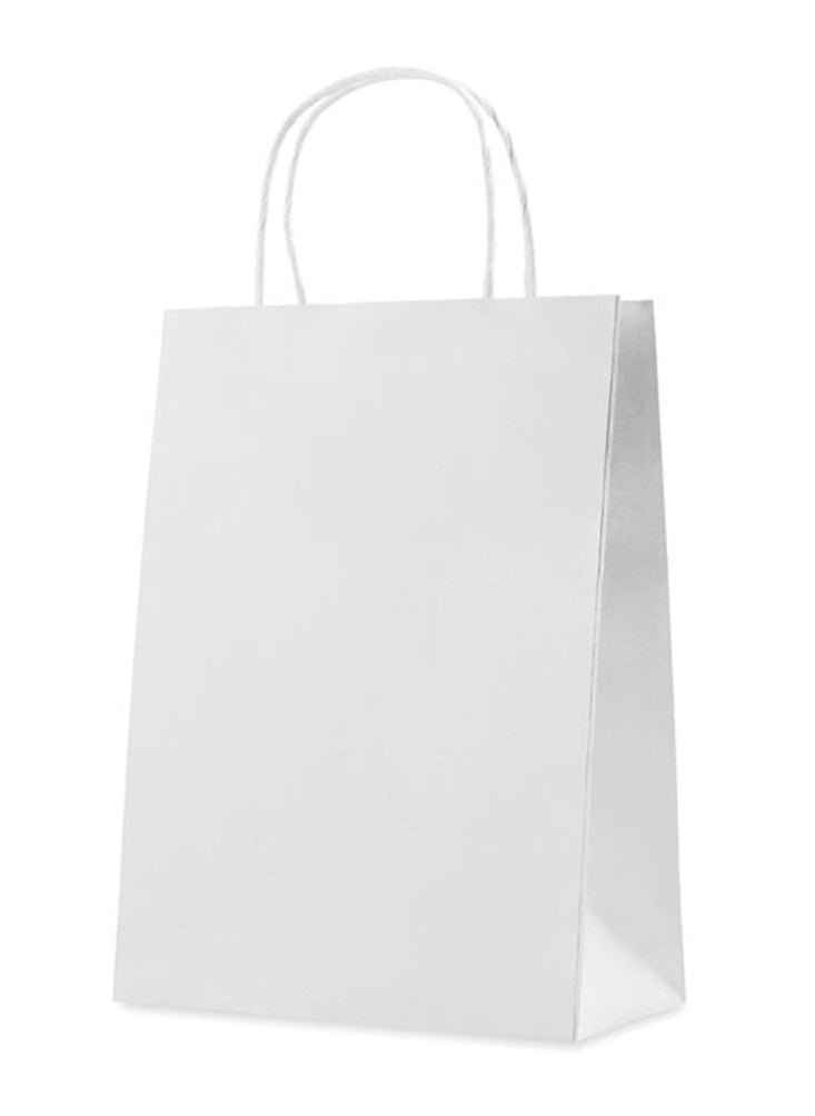 giftex - Pack of 50pcs A4 size white kraft paper bags - Image 1
