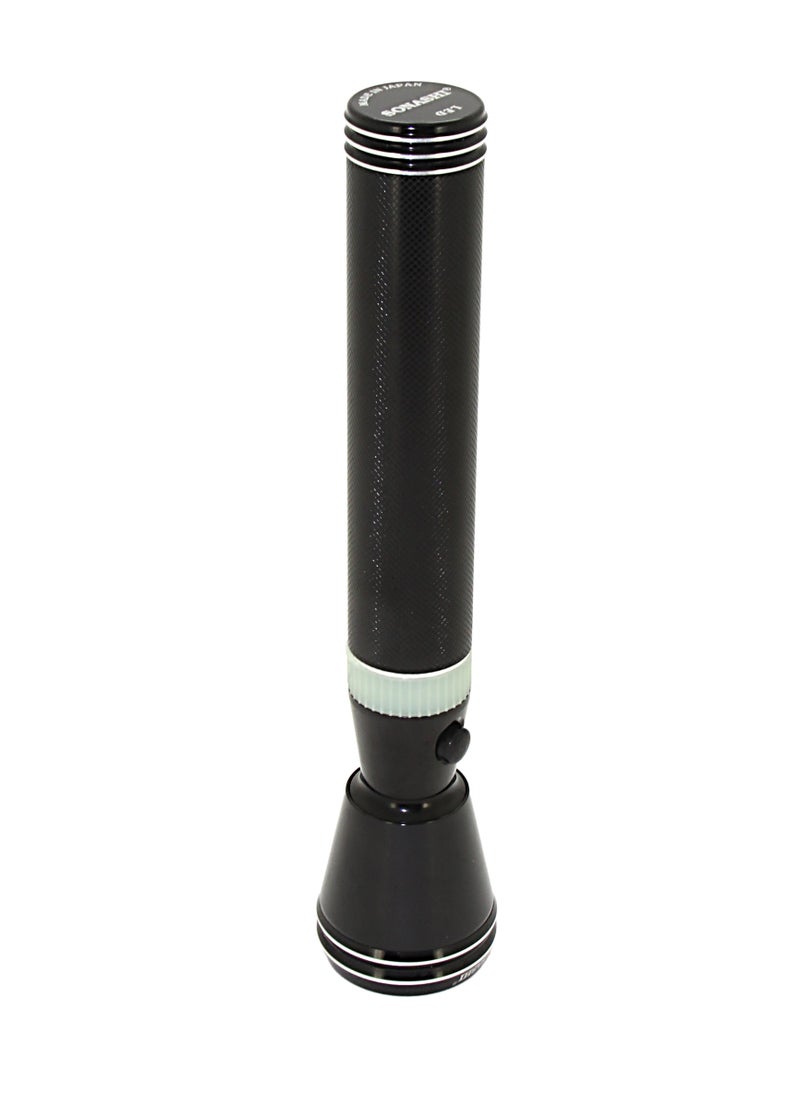 SONASHI Rechargeable LED Torch with 15KM Long Range Coverage  Hyper Bright Light with 4 Hours of Continuous Working  Water Resistant Device with Unbreakable Glass SLT-383  - Image 3