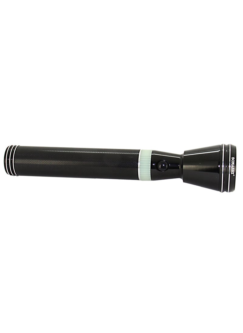 SONASHI Rechargeable LED Torch with 15KM Long Range Coverage  Hyper Bright Light with 4 Hours of Continuous Working  Water Resistant Device with Unbreakable Glass SLT-383  - Image 4