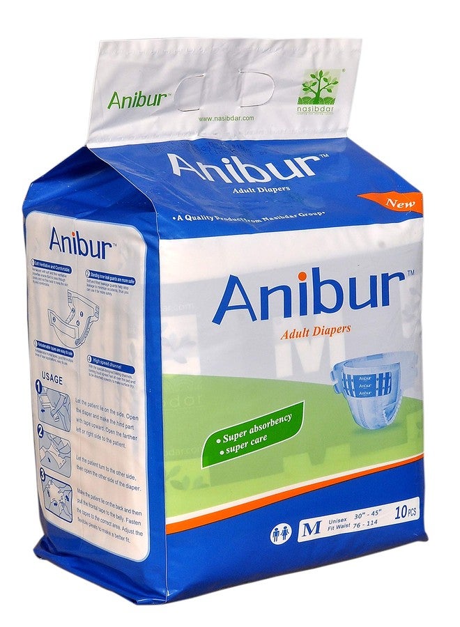 Anibur Adult Diapers M 10 Pcs - Image 2