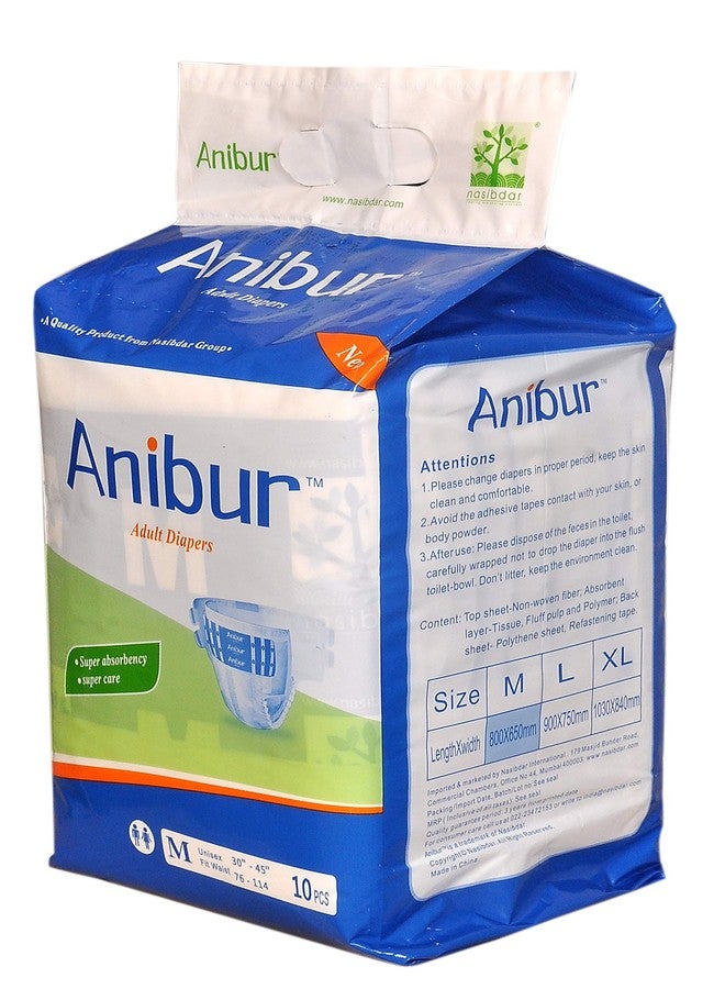 Anibur Adult Diapers M 10 Pcs - Image 3