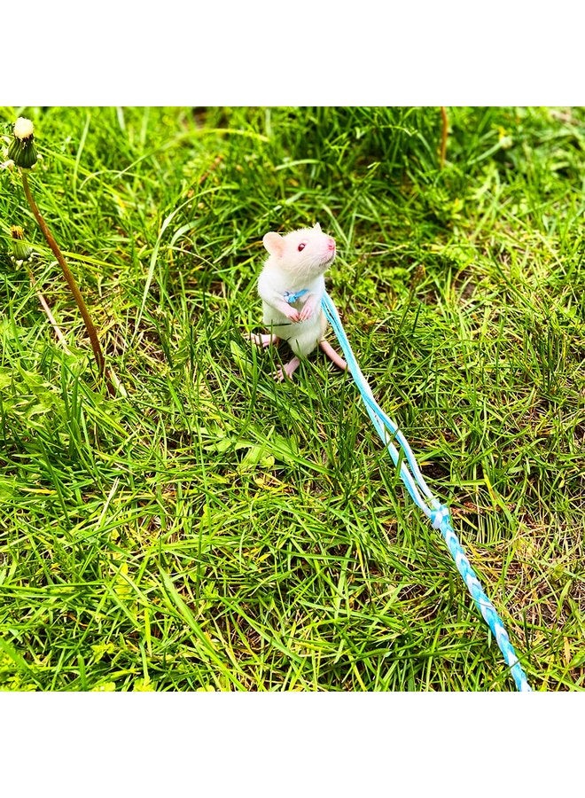 VTurboWay 3 Pack Adjustable Hamster Leash Harness for Chinchilla Rabbit Hamster Guinea Pig Squirrel Small Animal - Image 2