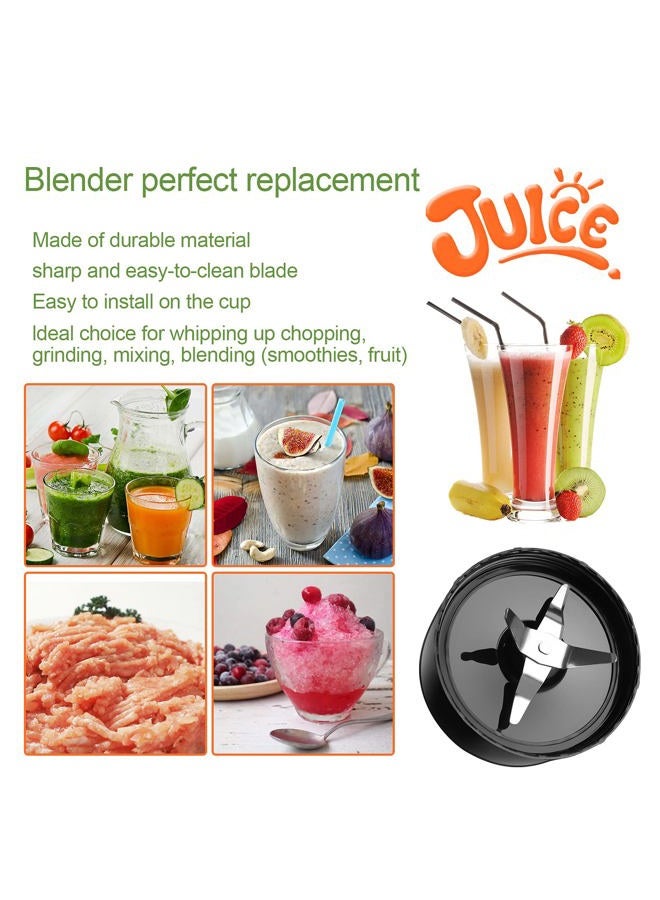 LVAINIT (Pack of 2) Cross Blade Blender Magic Bullet Replacement Parts Compatible with 250-watt Magic Bullet MB1101 Series Blender, Juicer and Mixer - Image 5