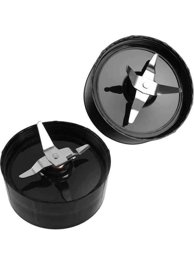 LVAINIT (Pack of 2) Cross Blade Blender Magic Bullet Replacement Parts Compatible with 250-watt Magic Bullet MB1101 Series Blender, Juicer and Mixer - Image 1
