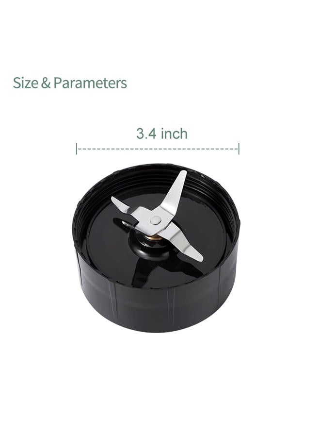 LVAINIT (Pack of 2) Cross Blade Blender Magic Bullet Replacement Parts Compatible with 250-watt Magic Bullet MB1101 Series Blender, Juicer and Mixer - Image 3