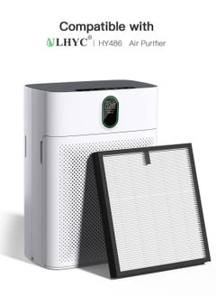 ULHYC Air Filter H13 True HEPA Filter for HY4866 Air Purifier, Removes Dust, Dander, Pollen, Suitable for Bedroom and Office, Standard Edition, 2 Pack  - Image 2