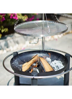 Hunter Firepit With Adjustable Grill Wood And Charcoal  Grilling For Backyard Bbqs - pzsku/Z62236F72B0AB46924840Z/45/_/1738151857/d3626390-3b3f-46a6-850f-742225481679