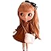 XiDonDon Doll Clothing Fashion Dress for BlythOb24LiccaAzone BJD Doll Clothes Toys Accessories Gifts CaramelOnly Clothes - Image 3