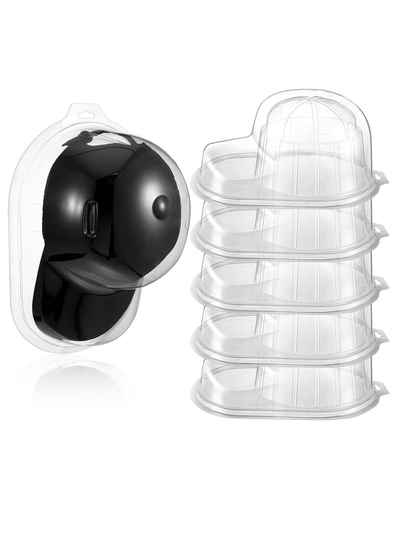 Generic - 6pcs Baseball Hat Display Case Plastic Hat Protector Holder for Signed Baseball Caps Clear Display Case Hat Boxes Baseball Hat Holder for Baseball Caps Collectibles Hat Organizer - Image 1