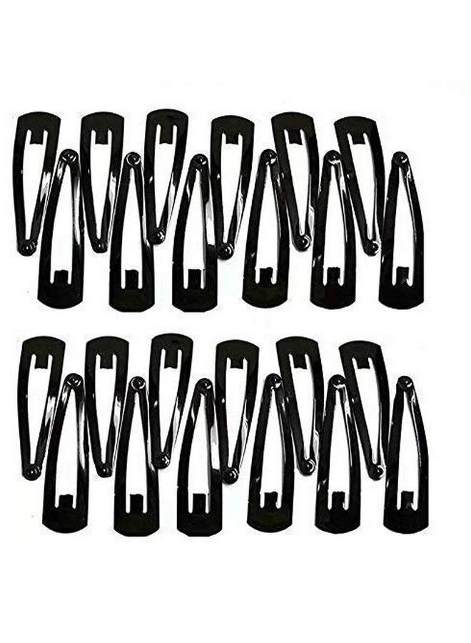 Drishti Hair Metal Tictac Hair Clips For Girls And Women; Medium And Small Sizes Pack Of 12 Clips Each In A Set Of 3/18 Pairs (1 Black And 2 Mixed Colours Set) - Image 4