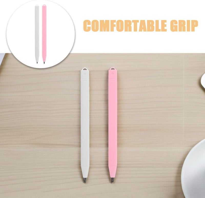 VILLCASE 20pcs LCD Writing Board Stylus Pens Replacement for Touch Screen Tablets, High Precision Handwriting Stylus and Adults, White and Light Pink Pen Set for Digital Drawing - Image 3