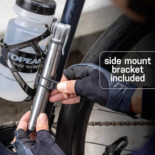 Topeak Roadie TT Bike Pump – Premium Twin Turbo Mini Pump for Road Bikes, 160 psi / 11 Bar Capacity, Full Aluminum Construction, Lightweight Design, High-Speed Inflation System - Image 4