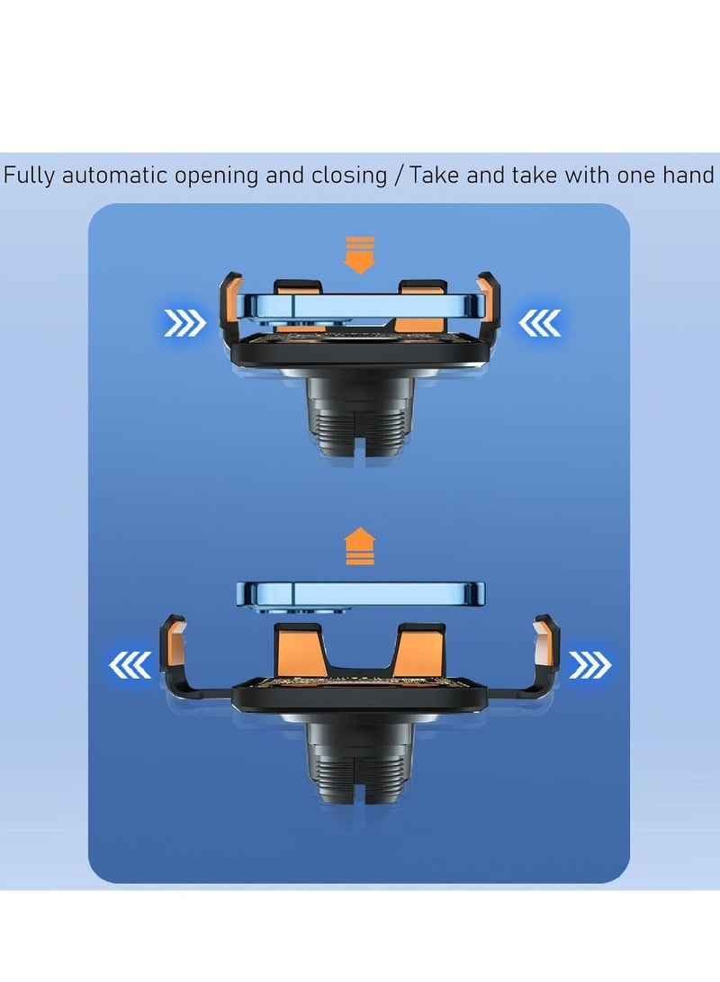 ELTRAZONE Wireless Car Charger Mount, 15W Fast Charging Auto Clamping Car Charger Phone Mount Phone Holder fit for iPhone 14 13 12 11 Pro Max Xs, Galaxy S23 Ultra S22 S21 S20 etc (C10) - Image 4