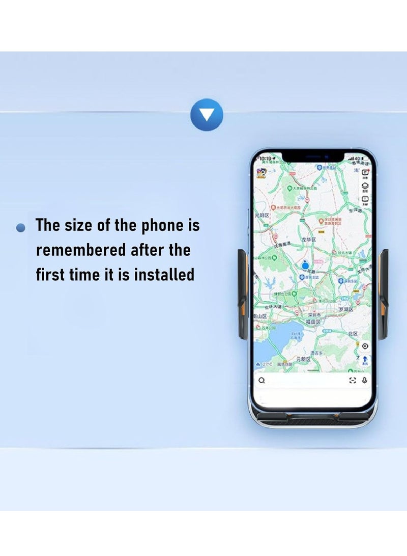 ELTRAZONE Wireless Car Charger Mount, 15W Fast Charging Auto Clamping Car Charger Phone Mount Phone Holder fit for iPhone 14 13 12 11 Pro Max Xs, Galaxy S23 Ultra S22 S21 S20 etc (C10) - Image 5