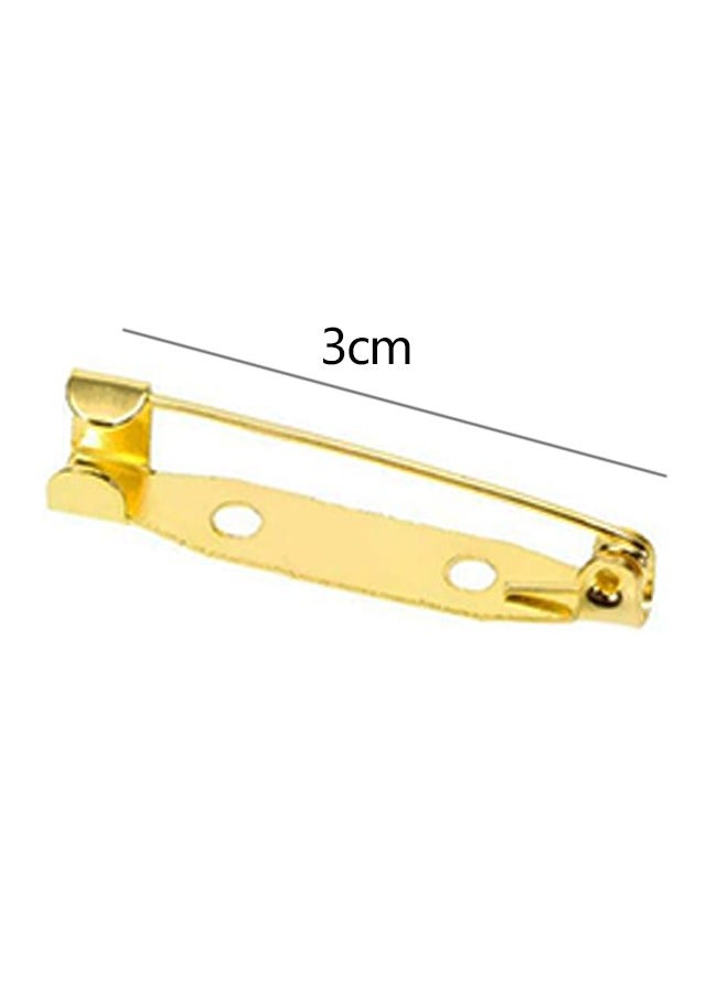 Ant 50-Piece Locking Pins Backs Safety Clasp Brooch, Badge Jewelry Pins for DIY Craft Costume Jewelry Making Sewing Felt Fabric - Image 2
