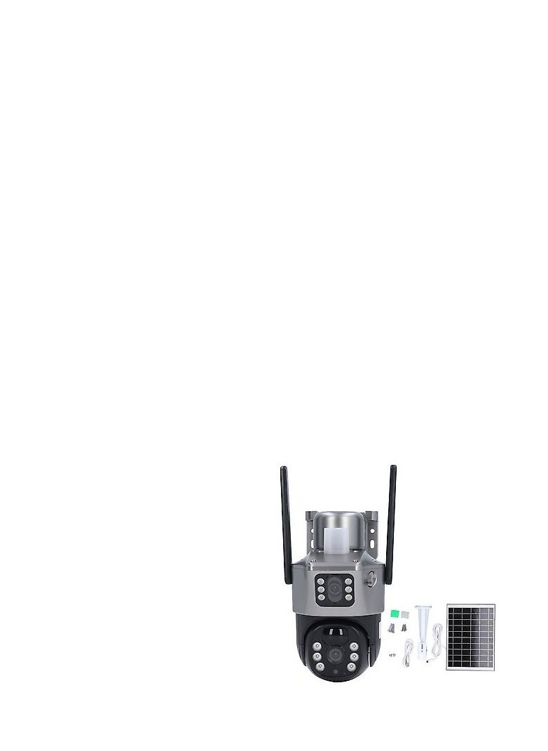 PROLAB 4G LTE Solar dual lens Battery Outdoor PTZ Camera, Humanoid Tracking, Two-way Voice, Built-in Battery, Full Colour Night Vision, Waterproof, Mobile Phone Control, 360° Monitoring  - Image 3