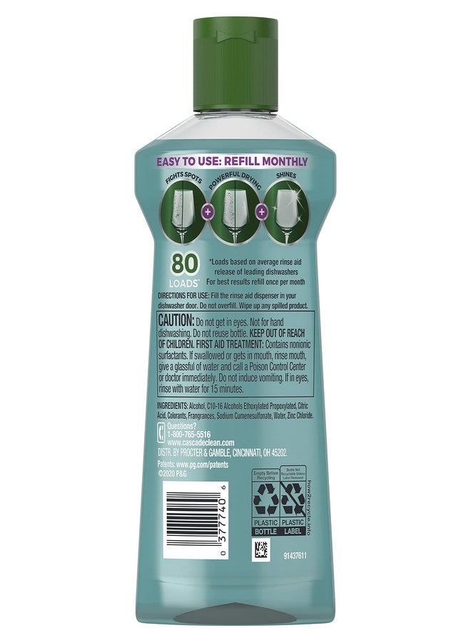 Cascade Platinum Dishwasher Rinse Aid, 8.45 fl oz (Packaging May Vary) - Image 2