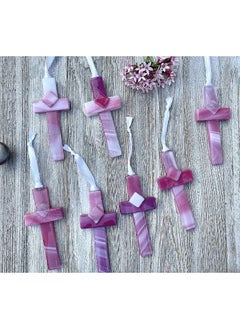 The Grandparent Gift Co. The Grandparent Gift Co. Handmade Glass Cross for Mother with Poem- for Mom on Christmas, Mother's Day, Birthday  - Image 3