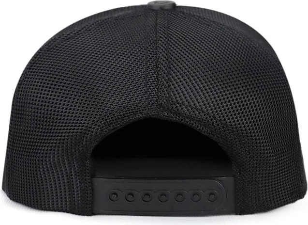 بلاك بورك V1 Trucker Hip Hop Kids Wolf - Unisex White Peaked 12 Code Logo - Black Kids Hip Hop Hat (Cap)