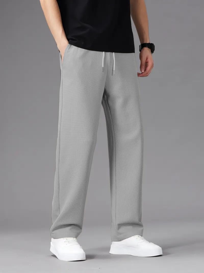 JVX Trouser for Men || Casual Trouser || Track Pant for Men || Trackpants || Mens Track Pant (TROUSER-03) (in, Numeric, 38, LIGHTGREY) - Image 2