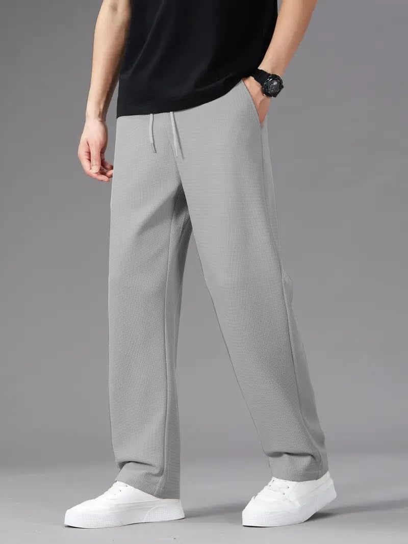 JVX Trouser for Men || Casual Trouser || Track Pant for Men || Trackpants || Mens Track Pant (TROUSER-03) (in, Numeric, 38, LIGHTGREY) - Image 3