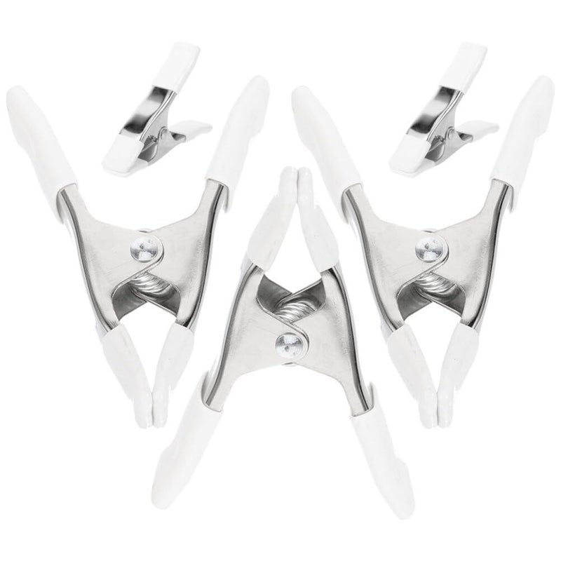 Heavy Duty Plastic Backdrop Spring Clips 4 Pack for Tarp Photography - Image 2