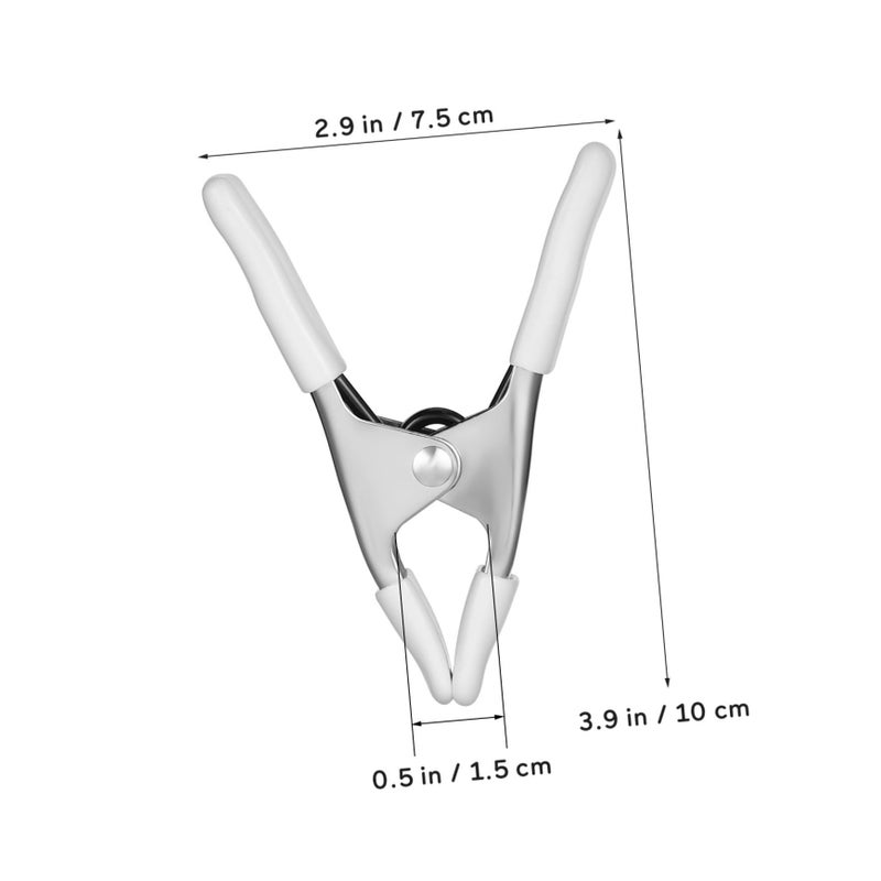 Heavy Duty Plastic Backdrop Spring Clips 4 Pack for Tarp Photography - Image 3