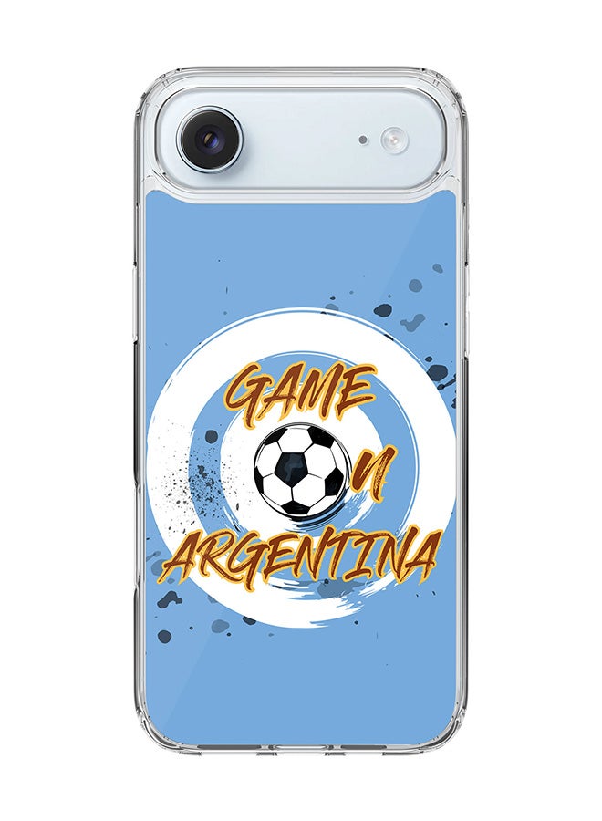 Stylizedd Classic Clear MagSafe Case for iPhone 17 Air , Hybrid Soft Case Flexible Edges Anti Drop TPU PC Gel Thin Transparent Cover [ Designed for iPhone 17 Air ] - Game on Argentina