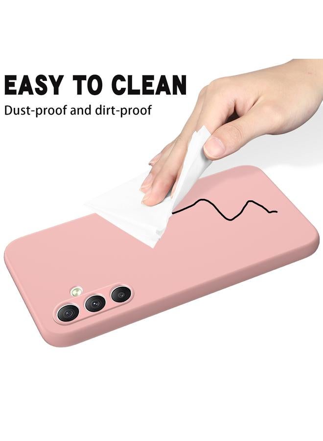 S-TOP Case For Samsung Galaxy A34 5G Pure Color Liquid Silicone Shockproof Phone Case - Image 3