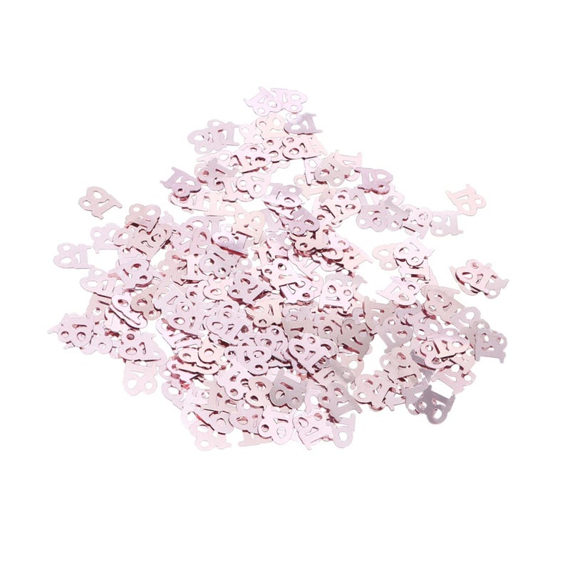 Rose Gold Confetti 2 Packs for Birthday Anniversary Party Table Decorations - Image 5