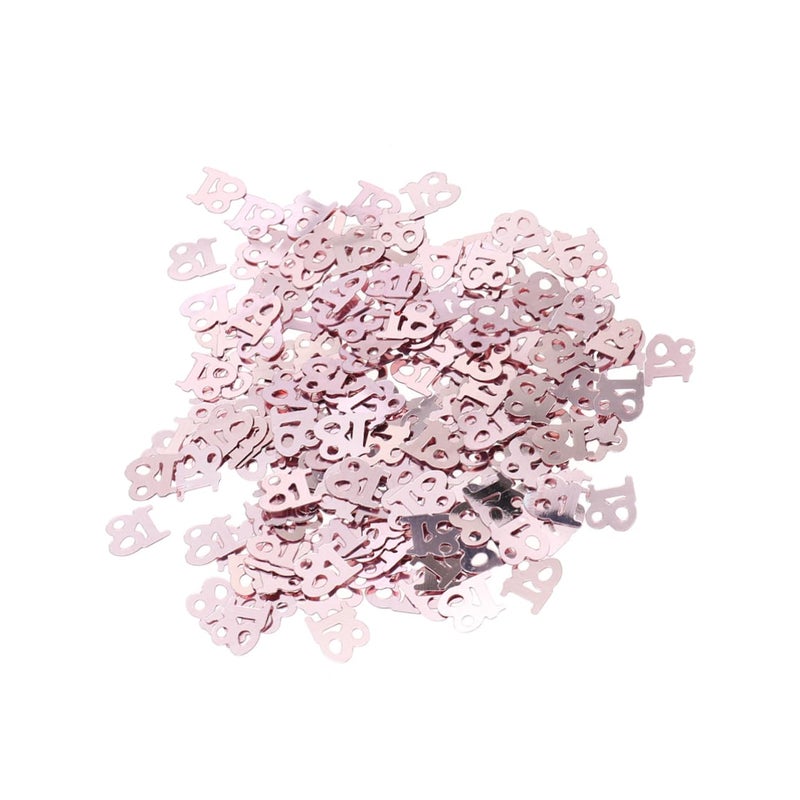 Rose Gold Confetti 2 Packs for Birthday Anniversary Party Table Decorations - Image 4