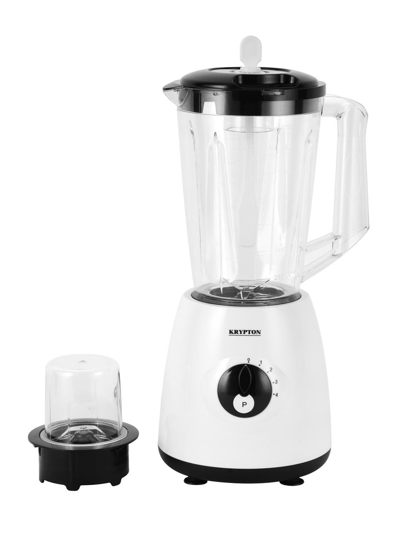 كريبتون Krypton 2-in-1 Blender- KNB6601, 600 W, Powerful Motor with 4 Speed Setting 600 W KNB6601 white - Image 1