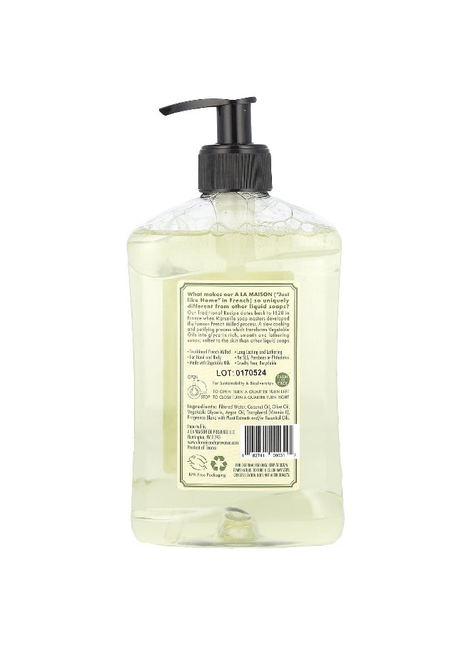 A La Maison De Provence A La Maison de Provence, Liquid Soap For Hand & Body, Rosemary Mint, 16.9 fl oz (500 ml)  - Image 2
