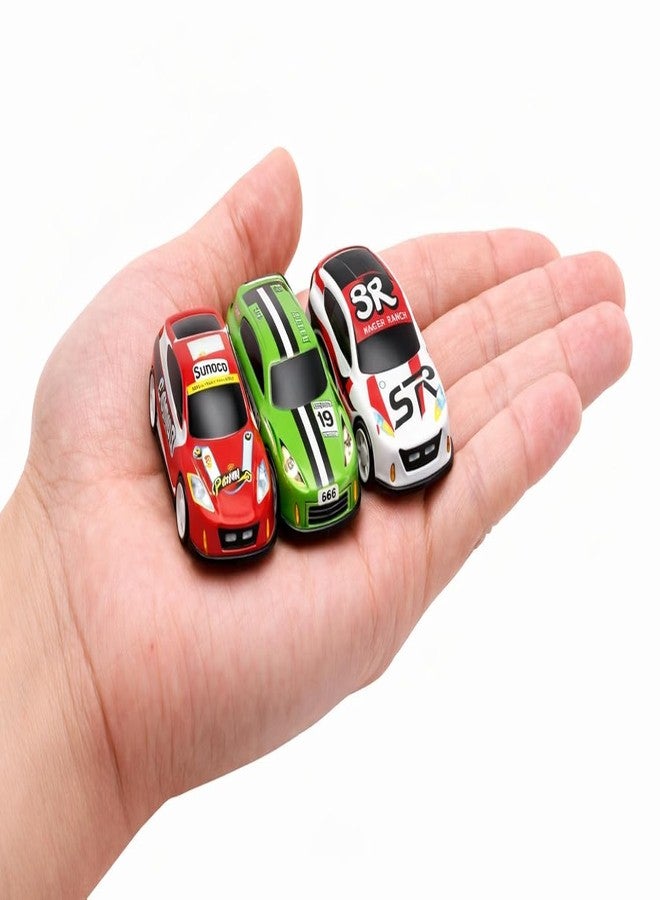 Brand Conquer Die-Cast Metal Pullback Toy Cars, Mini Sports Car & Police Cars | Durable Metal Body Cars with Pull Back Mechanism | Kids Toy Cars Gift Set | Size 2.5 * 3 * 6.5 cm (Set of 10) - Image 4