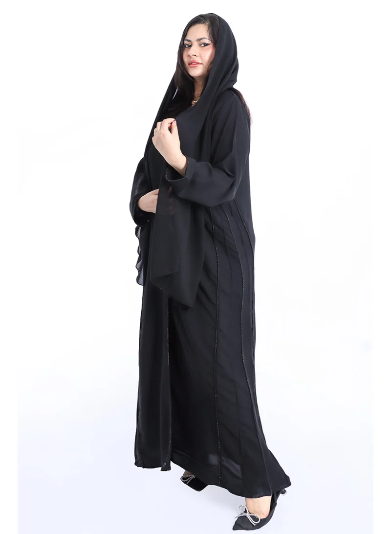 اكسا عباية AIK4032 اسود