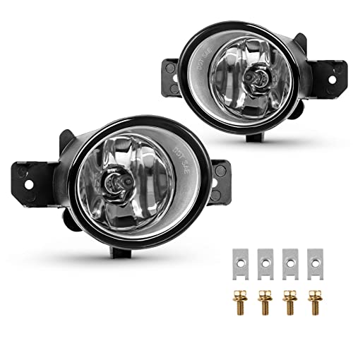 WEZEMLIGHT Fog Lights Assembly Replacement For 2004-2019 Nissan Sentra 2011-2014 Maxima 2014-2016 Rogue 2007-Up Altima Sedan With H11 Halogen Bulbs-1 Pair - Image 2