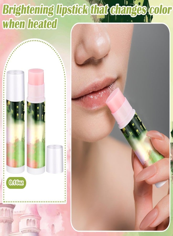 Heigble 12 Pcs Pink and Green Witch Lip Balm Halloween Party Gift for Women Wizard Birthday Decoration Fairy Party Supplies Halloween Princess Favor Stuffers Accessories(Pink and Green - Image 2