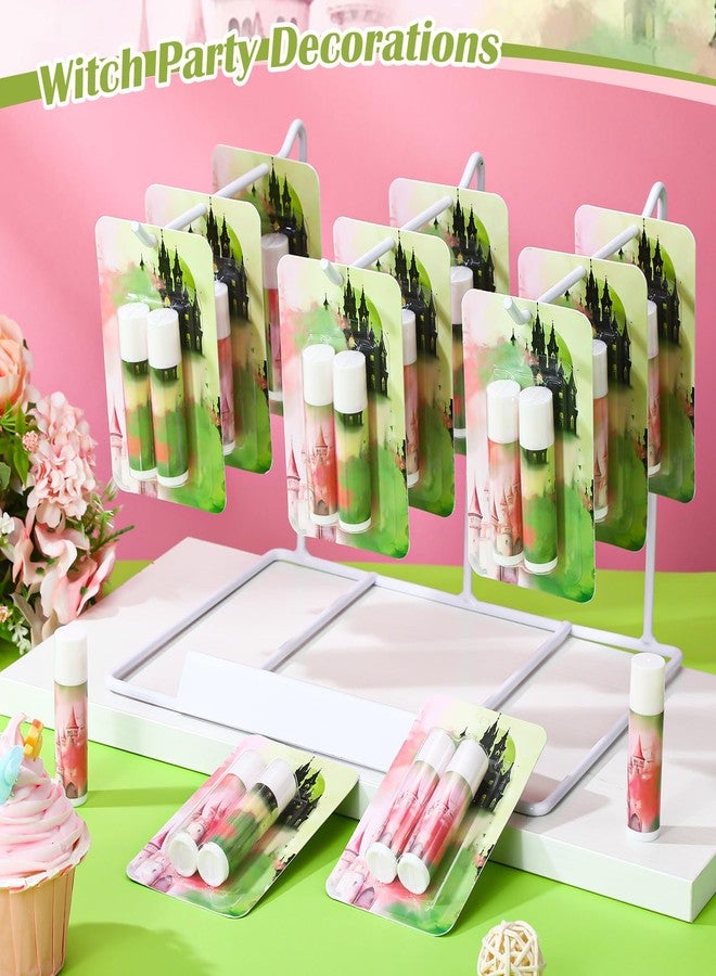 Heigble 12 Pcs Pink and Green Witch Lip Balm Halloween Party Gift for Women Wizard Birthday Decoration Fairy Party Supplies Halloween Princess Favor Stuffers Accessories(Pink and Green - Image 4