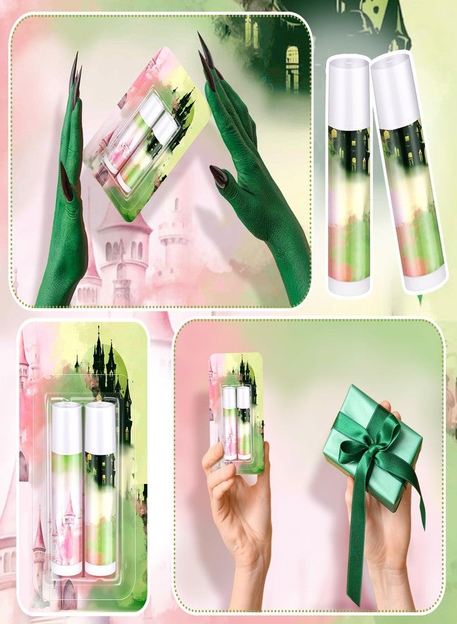 Heigble 12 Pcs Pink and Green Witch Lip Balm Halloween Party Gift for Women Wizard Birthday Decoration Fairy Party Supplies Halloween Princess Favor Stuffers Accessories(Pink and Green - Image 5