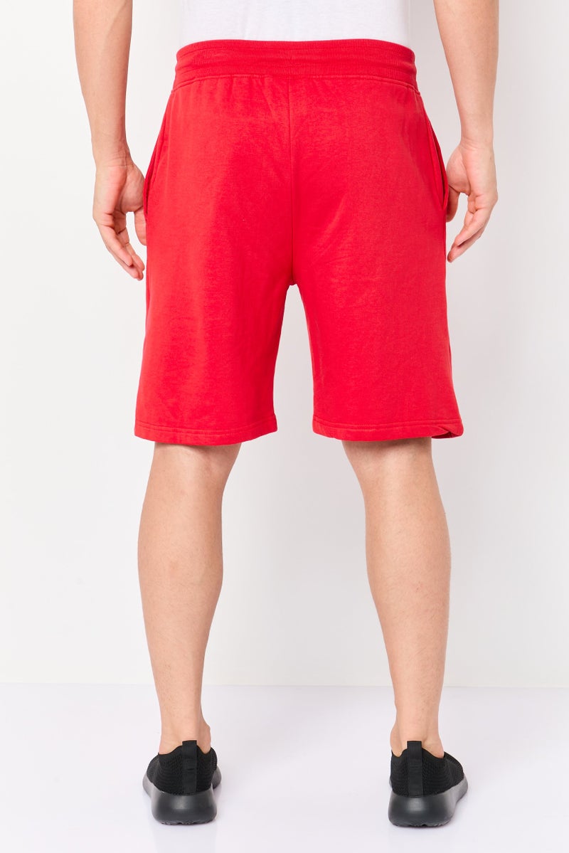NAUTICA Men Plain Basic Shorts, Red - Image 4