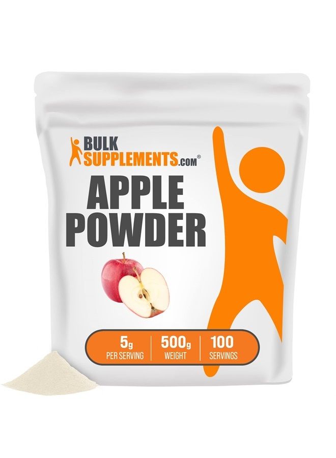 BULKSUPPLEMENTS.COM Apple Powder - Flavoring Powder - Smoothie Powder - Fruit Powder - Soluble Fiber Supplements - Fiber Powder - High Fiber Supplement Powder (500 Grams - 1.1 lbs) - Image 1