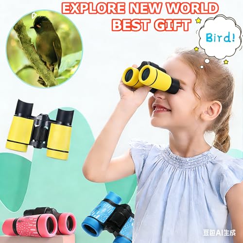 ARTOMIDE Binoculars for Kids Best Gifts for 312 Years Boys Girls HighResolution Optics Shockproof Mini Kids Binoculars Toys Folding Small Telescope for Bird Watching Camping Outdoor Play - Image 5