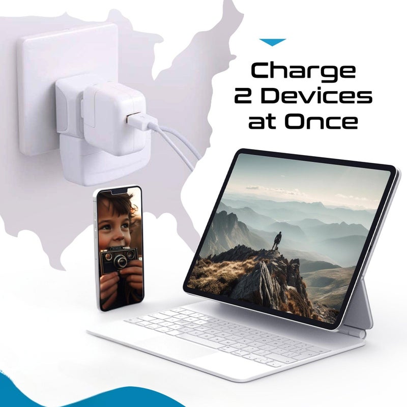 Ceptics World Travel Adapter Set - 2 in 1 USA to Europe, Asia, Africa, India, Japan, Australia, Brazil, China, Israel and more - 11 Pack - Safe Grounded - Works with Cell phones, Laptops, Chargers - Image 3