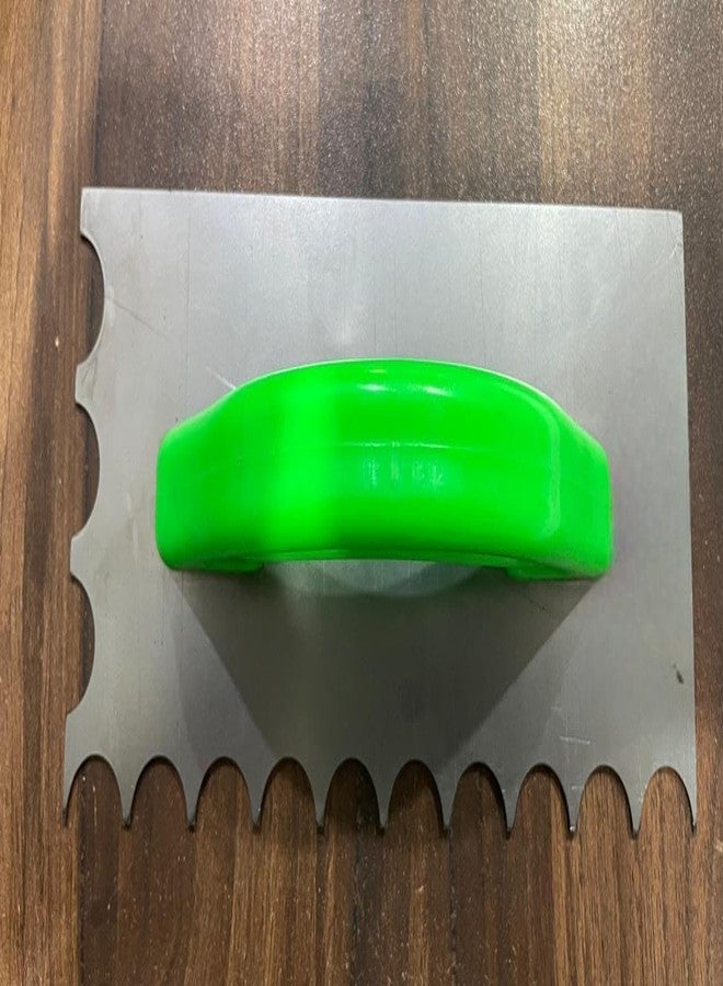 ANUKMPA Notched trowel for easy and perfect level application of chemicals to tiles on walls and floors patara10 MM (10 MM) - Image 2