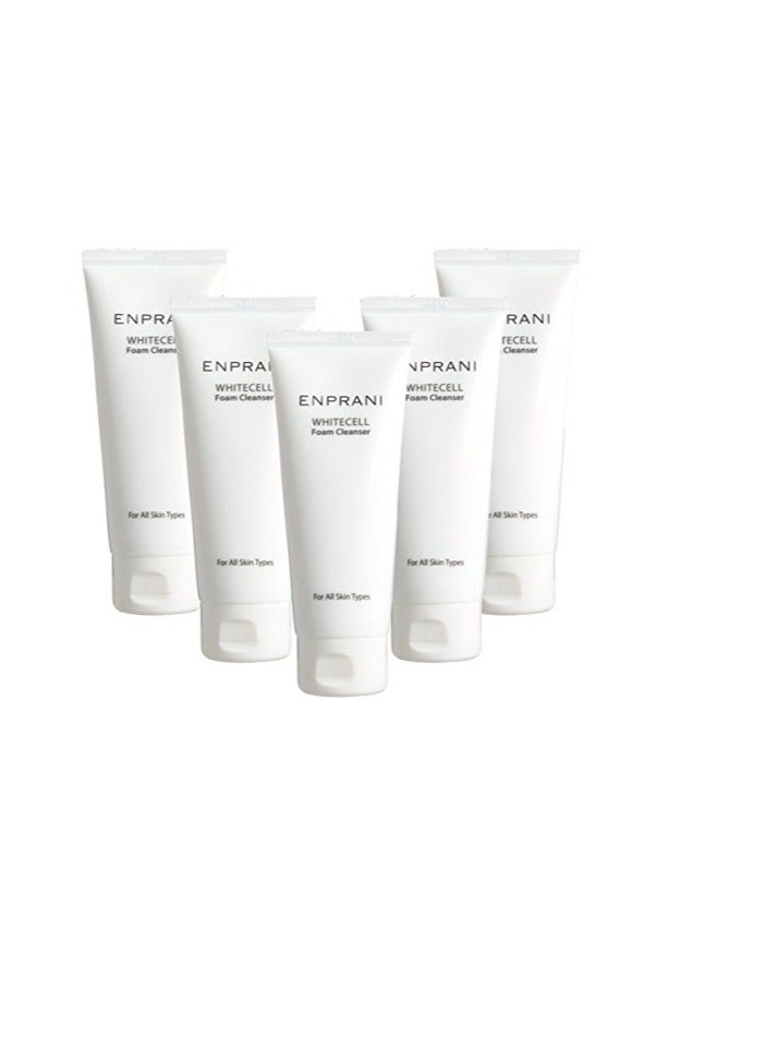 Enprani Whitecell Foam Cleanser for All skin type 100mlx5ea [Korean Import] - Image 2